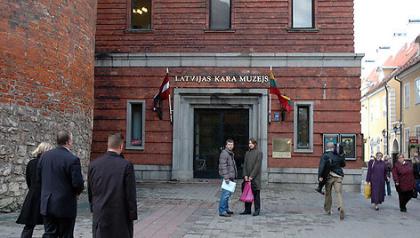 Latvijos Karo muziejus, kuriame 2007 m. rudenį buvo pirmą kartą surengta paroda &bdquo;Lietuvos husarai&ldquo; 