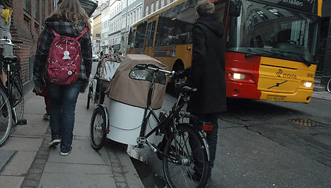 Pėstieji, dviračiai ir visuomeninis transportas Kopenhagoje puikiai sugyvena