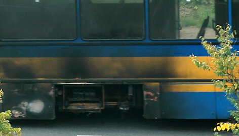 Apdegęs autobusas