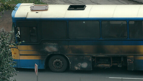 Apdegęs autobusas