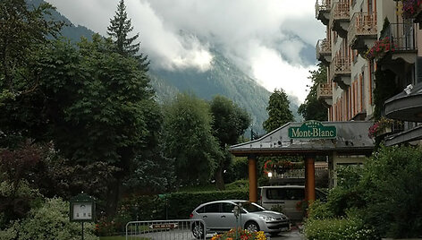 Lietus dažnai merkia Monblano papėdėje įsikūrusį Chamonix