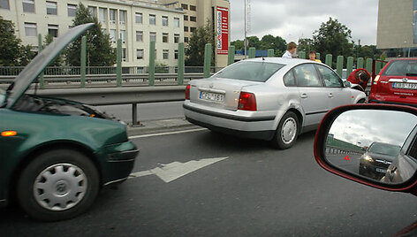 Avarija ant viaduko
