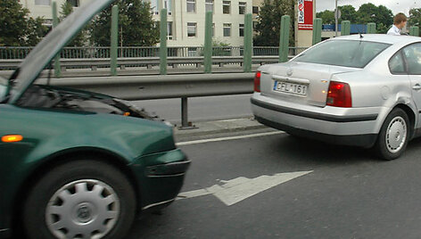 Avarija ant viaduko