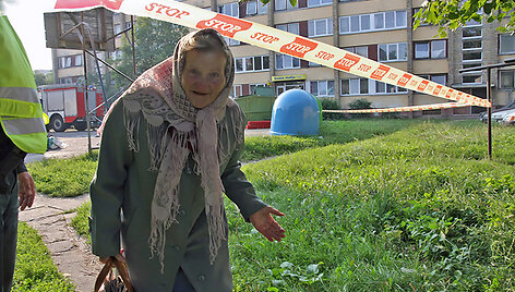 Policija aptvėrė incidento vietą