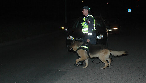 Tarnybinis policijos &scaron;uo įvykio vietoje