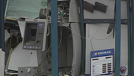 Susprogdintas banko kioskelis