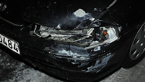 Sudaužytas automobilis