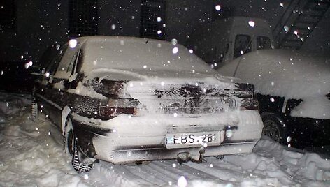 Automobilis, kurio bagažinėje vežiotas nepilnametis