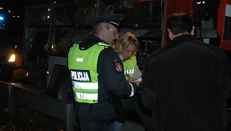 Policija įvykio vietoje