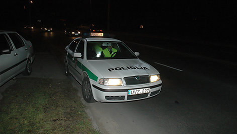 Policija Liepkalnio gatvėje