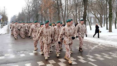 Karių sutikimo ceremonija