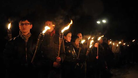 Jaunimas pagerbia Sovietų teroro aukas