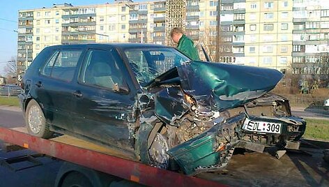 Avarijos kaltininko automobilis