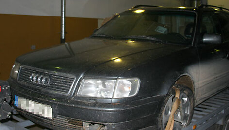 Sulaikytas automobilis