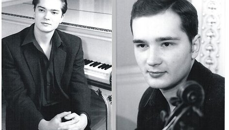 Du talentingi broliai, kurių vienas groja smuiku, kitas fortepijonu, rytoj pirmą kartą muzikuos Klaipėdoje. 