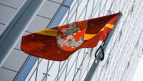 Vilniaus herbas netrukus gali puikuotis viename i&scaron; Briuselio dangoraižių.