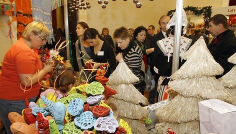 2009 m. Tarptautinės Kalėdų labdaros mugės akimirka