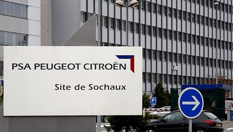 „Peugeot Citroen“ gamykla Prancūzijoje.