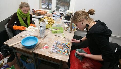 Vilniaus dailės akademijos studentams niekada nepristinga kūrybinių minčių ir polėkio.