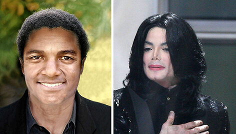 Ekspertų tyrimo rezultatai parodė, kad dabartinis Michaelas Jacksonas (de&scaron;inėje), jei nebūtų daręsis plastinių operacijų, būtų atrodęs taip (kairėje).
