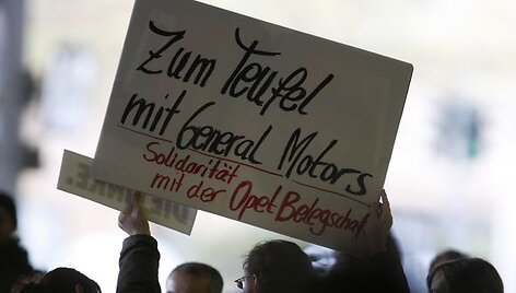 &bdquo;Opel&ldquo; darbuotojai baiminasi, kad &bdquo;General Motors&ldquo; uždarys gamyklas Bochume, Kaizerslauterne, Antverpene arba Aizenache.