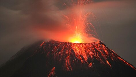 Tungurahua ugnikalnis Ekvadore