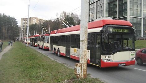 Troleibusų spūstis