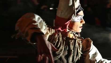 Prancūzų gatvės teatro aktorių eisena