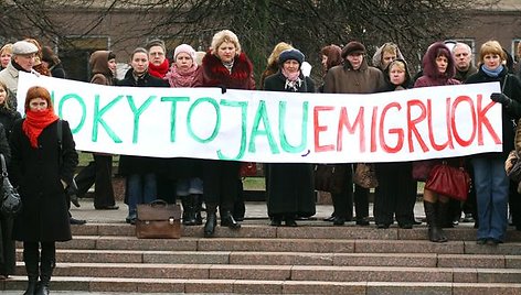 Mokytojų piketas kovo mėnesį