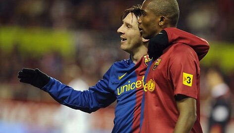 L.Messi (k.) ir S.Eto. 