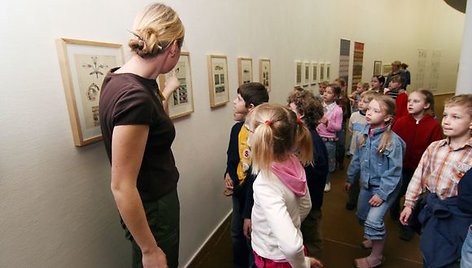 M.Žilinsko dailės galerijoje dažnai vyksta ekskursijos vaikams