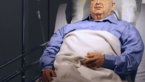 Arielio Sharono natūralaus dydžio muliažas. 