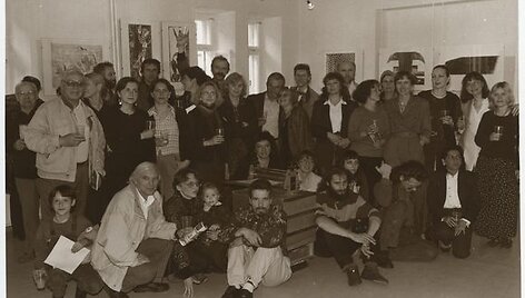 Galerijos &bdquo;Kairė-de&scaron;inė&ldquo; atidarymas 1995 metais