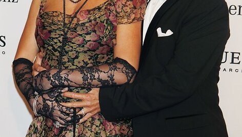 Rodas Stewartas su žmona Penny Lancaster