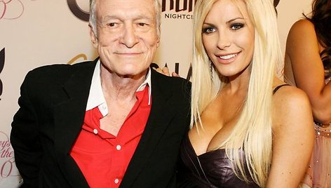 Hugh Hefneris ir Crystal Harris