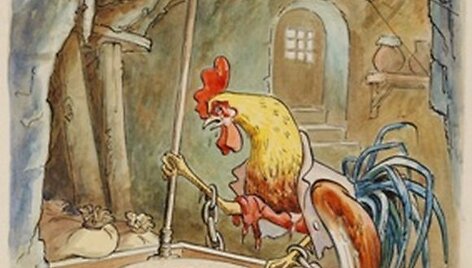 Pasaka &bdquo;Katinėlis ir gaidelis&ldquo;