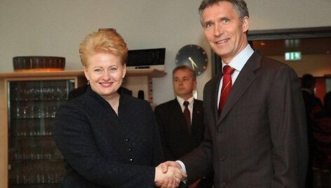 Prezidentė Dalia Grybauskaitė ir Norvegijos ministru pirmininku Jensas Stoltenbergas