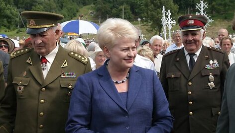 Dalia Grybauskaitė sąskrydyje &bdquo;Su Lietuva &scaron;irdy&ldquo;