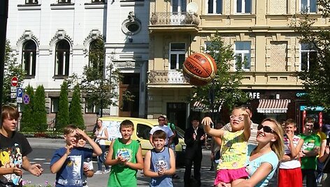 Renginio &bdquo;Muzikinis kamuolys&ldquo; akimirka