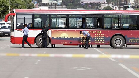 Autobusas, kuriame įvykdytas i&scaron;puolis