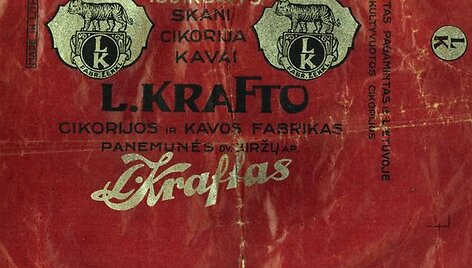 Krafto kavos etiketė
