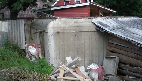 Bulvės sovietų bunkeriuose.