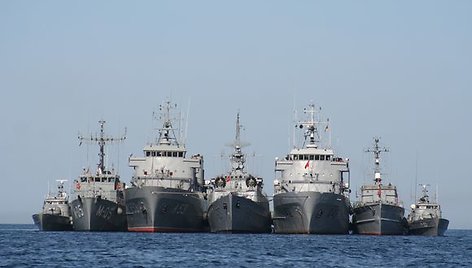 Lietuvos ir Latvijos KJP laivai „Baltic fortress’08“ pratybų metu