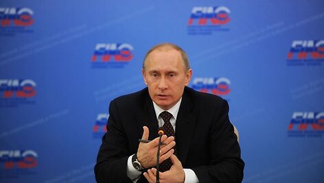 V.Putinas i&scaron; visų jėgų stumia dujotiekio tiesimą Baltijos jūros dugnu.