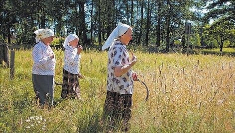 &Scaron;ilų dzūkų pagarba rugiui ir duonai sujaudino fotomenininką.