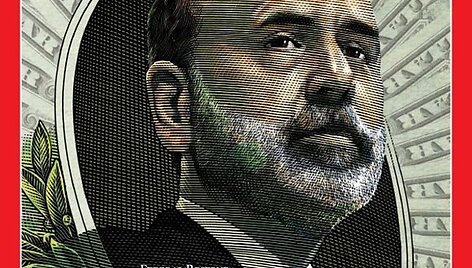 &bdquo;Time&ldquo; vir&scaron;elis su Metų žmogumi B.Bernanke.