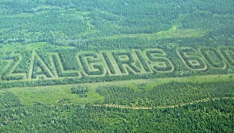 Nemenčinės mi&scaron;kuose &ndash; rekordinio dydžio užra&scaron;as: &bdquo;Žalgiris 600&ldquo; 