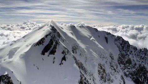 Mont Blanc – aukšiausia Europos viršukalnė (4807metrai)