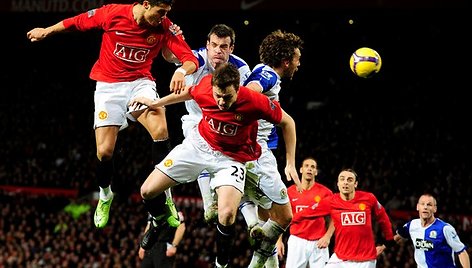 „Manchester United“ įveiukė „Blackburn Rovers“, tačiau praliedo įvartį 