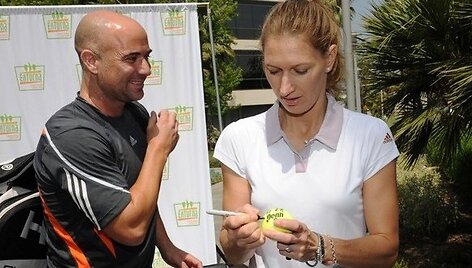 Andre Agassi ir Steffi Graf 